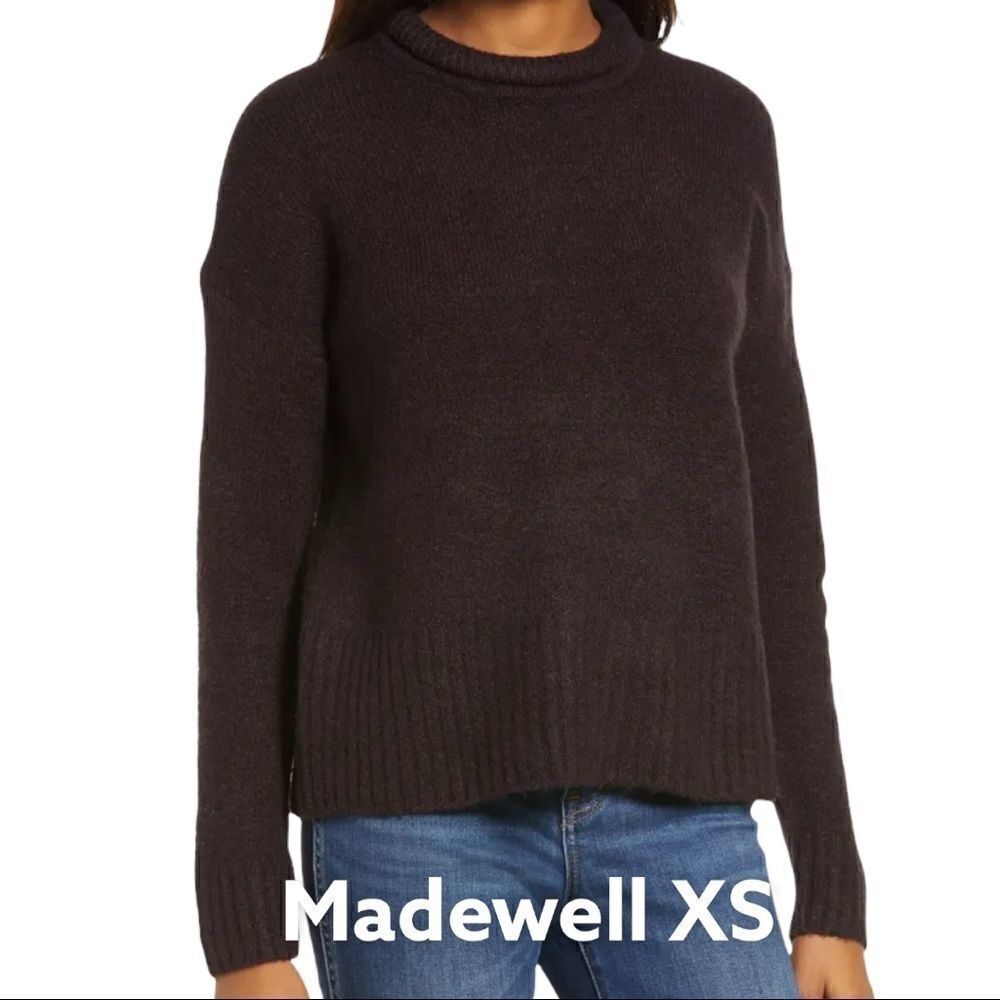 🆕Madewell puff neck trim pullover XS